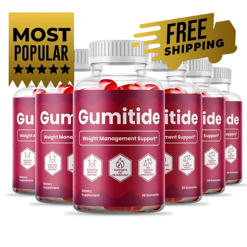 Six bottles of Gumitide, most popular